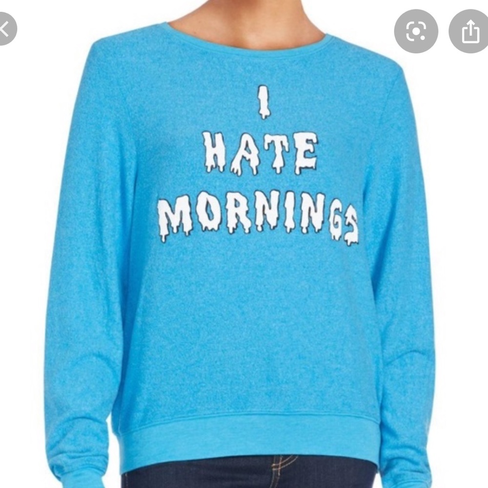 Wildfox I Hate Mornings Sweater